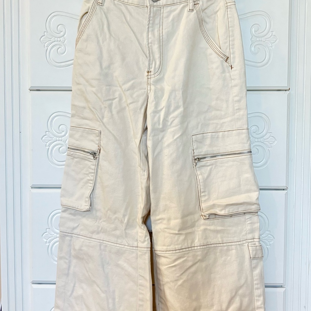 PacSun Cream Cargo Pants